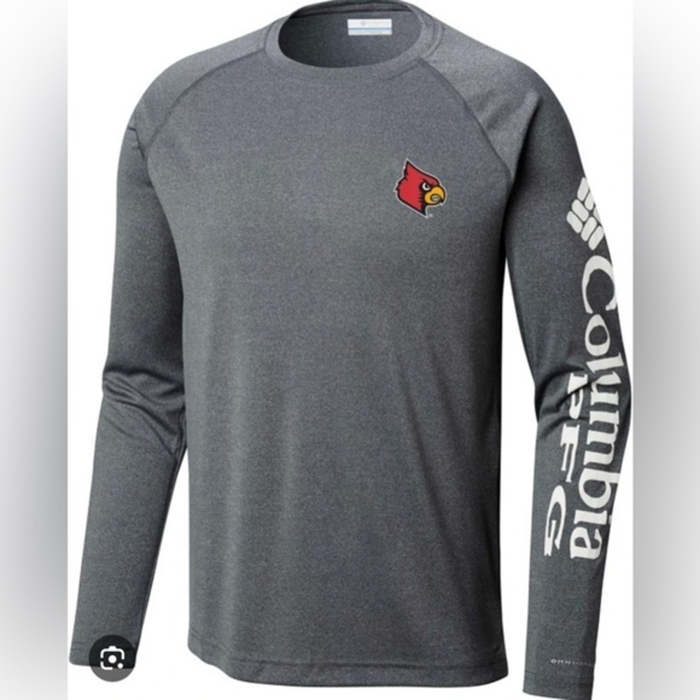 UEC Columbia Sportswear MenS University of Louisville Long Sleeve T-Shirt  Sz L